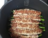 アスパラハンバーグ作り方2写真