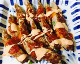 アスパラハンバーグ作り方3写真