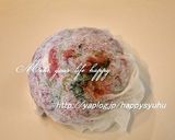 雑穀米de水菜とチーズの梅☆おにぎり作り方6写真