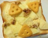 Cheeza×粉チ✫蜂蜜りんごトースト作り方4写真