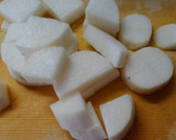 簡単♪和食＊鰹と大根 きのこと蒟蒻の煮物作り方2写真