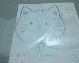 コーヒークリーム 猫ケーキ作り方2写真