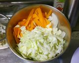 野菜たっぷりビーフン作り方1写真