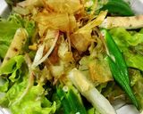 オクラと焼き長芋のおかかサラダ作り方4写真