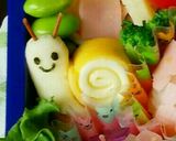 キャラ弁♡紫陽花おにぎり弁当作り方3写真