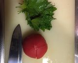 トマトの青紫蘇サラダ作り方1写真