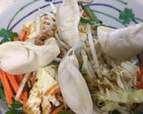 焼き肉風味野菜たっぷり蒸し餃子♬作り方1写真
