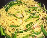 材料これだけ★ベーコンとピーマンのパスタ作り方5写真