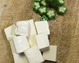 豆腐とオクラのポンサラダ作り方1写真