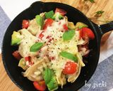 スキレットで！アボトマ☆イタリアン餃子♪作り方4写真