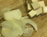 炒めた玉ねぎの中華風スープ作り方1写真