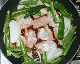 鶏むね肉ケチャップ照り焼き♪簡単煮るだけ作り方7写真