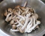 しめじとさやえんどうの卵とじ作り方3写真