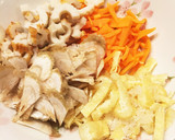 松茸のお吸い物で♪簡単炊き込み御飯作り方3写真