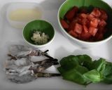海老とトマトのアジア風パスタ作り方1写真