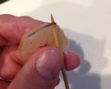 ☆パクチーたっぷりエビトースト☆作り方2写真