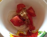 超簡単味変。トマト&納豆そうめん作り方2写真