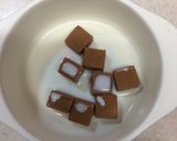 市販のキャラメルでマーブルパウンド♬作り方1写真