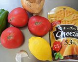 チーザチェダー♪冷たい食べるトマトスープ作り方1写真