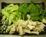 青梗菜とエリンギの豆腐チャンプルー作り方1写真