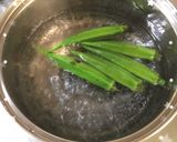 栄養満点♡豆苗と星型オクラ冷しゃぶサラダ作り方2写真