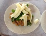 納豆&青じそのピザ風作り方1写真