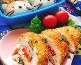 ささみのトマトチーズカツライオンプレート作り方15写真