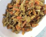 余ったきんぴらごぼう　カレーおにぎり作り方1写真