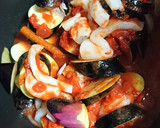 茄子とイカのトマトソース煮込み作り方2写真
