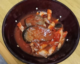 茄子とイカのトマトソース煮込み作り方3写真