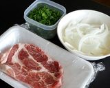 豚テキ丼作り方1写真