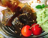 ほうじ茶と豆乳ヨーグルトの三色団子作り方14写真