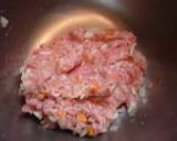 自宅で収穫のゴーヤで肉入れフライ作り方2写真