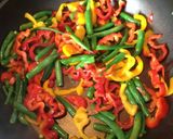 ココナッツオイルの夏野菜きんぴら☆作り方2写真