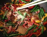 ココナッツオイルの夏野菜きんぴら☆作り方3写真