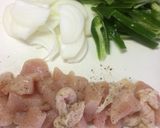 【減塩】無塩みそで鶏肉スパイシー味噌炒め作り方1写真