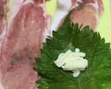 豚肉のシソチーズ巻き作り方1写真