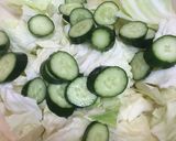 ちぎりキャベツの梅マヨサラダ作り方1写真