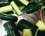 ♪野菜♪胡瓜とササミの梅味噌和え作り方3写真