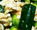 ♪野菜♪胡瓜とササミの梅味噌和え作り方9写真