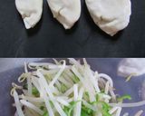 餃子もやしガレット＊カレーチーズ作り方1写真