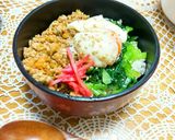 にんにくと野菜たっぷりの肉味噌丼作り方3写真