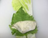 餃子の王将の生餃子☆和風餡かけロール白菜作り方1写真
