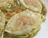 餃子もやしガレット＊カレーチーズ作り方5写真