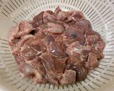 鶏レバニラ炒め♪作り方2写真