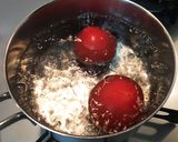 さっぱり梅トマトソースで蒸し餃子作り方2写真