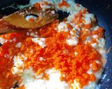 簡単！人参の炒り豆腐♡離乳食にもOK♡作り方1写真