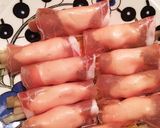 みょうがとクリームチーズの生ハム巻き☆作り方5写真