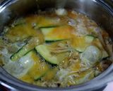 朝昼夕♪簡単美味♪ズッキーニと玉ねぎの丼作り方4写真