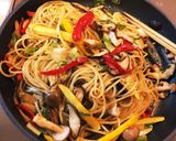 野菜たっぷり和風パスタ作り方8写真